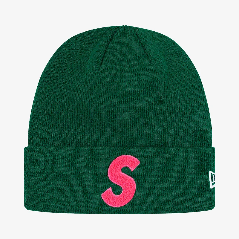 Supreme x New Era Beanie 'S Logo' Green (FW19)