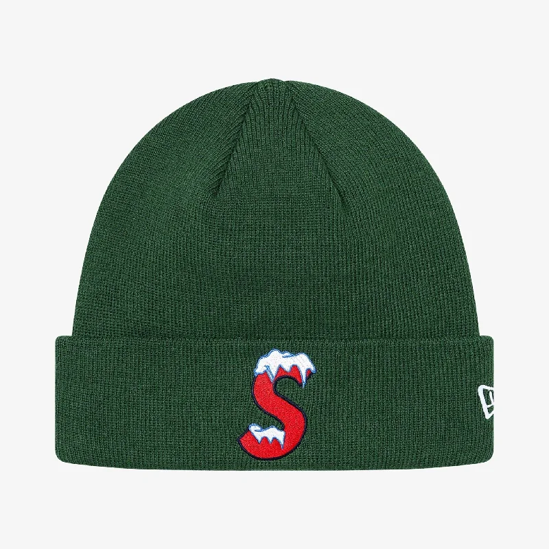 Supreme x New Era Beanie 'S Logo' Green (FW20)