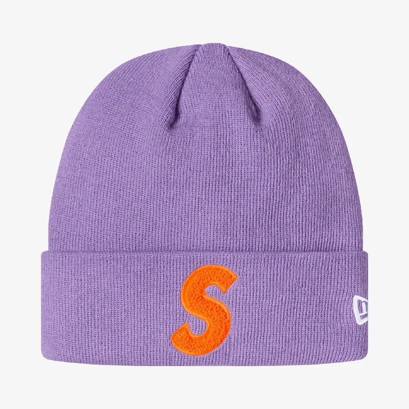 Supreme x New Era Beanie 'S Logo' Light Violet (FW19)