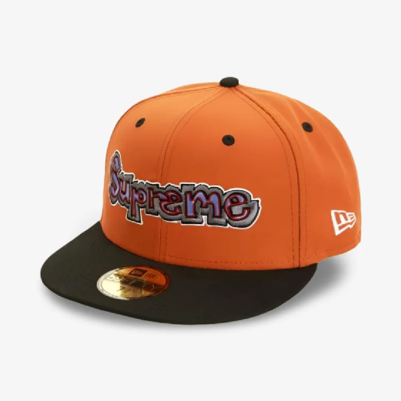 Supreme x New Era Fitted Hat 'Gonz Logo' Burnt Orange (SS21)