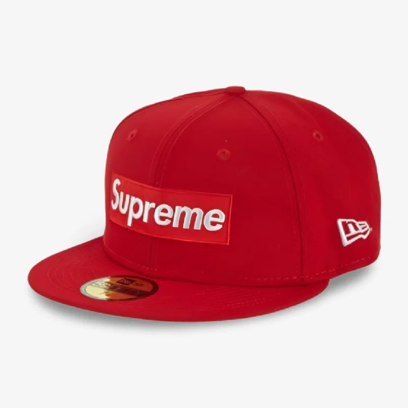 Supreme x New Era Fitted Hat 'No Comp Box Logo' Red (FW21)