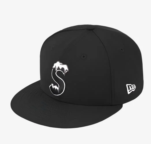 Supreme x New Era Fitted Hat 'S Logo' Black (FW20)