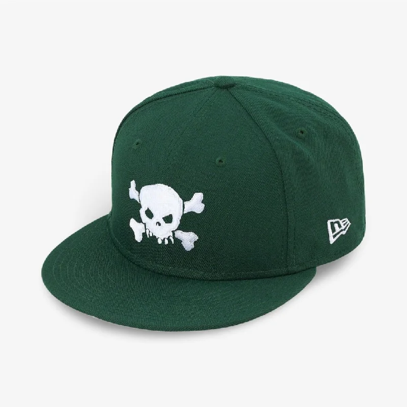 Supreme x New Era Fitted Hat 'Skull' Green (SS21)