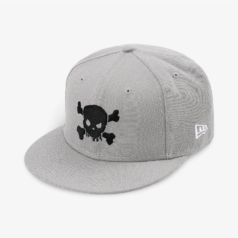 Supreme x New Era Fitted Hat 'Skull' Grey (SS21)