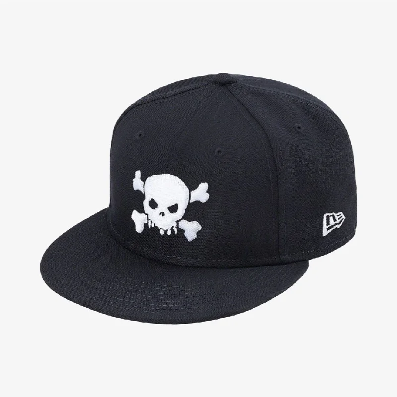 Supreme x New Era Fitted Hat 'Skull' Navy (SS21)