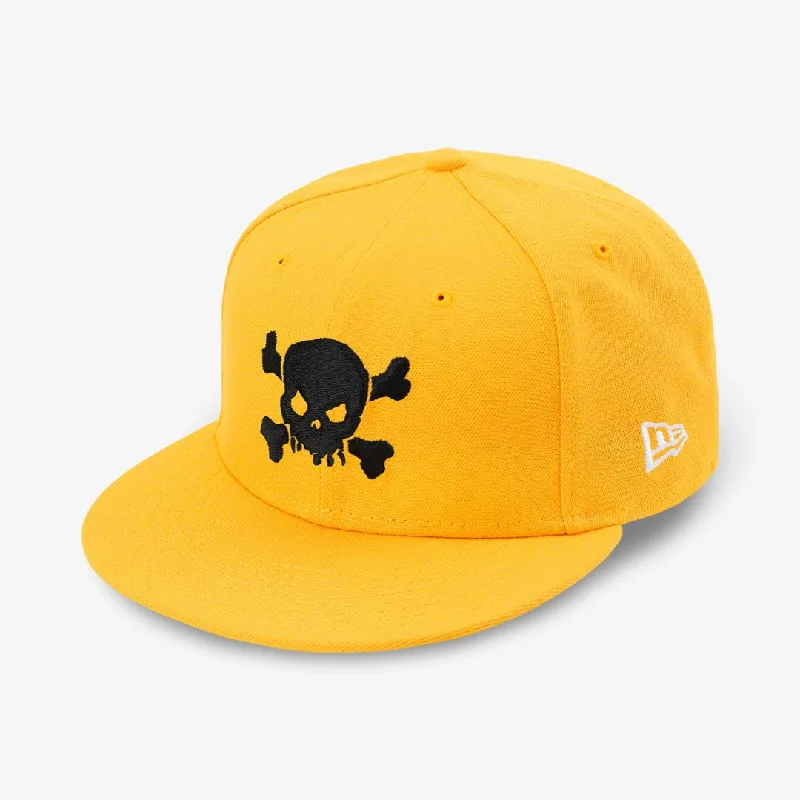 Supreme x New Era Fitted Hat 'Skull' Yellow (SS21)