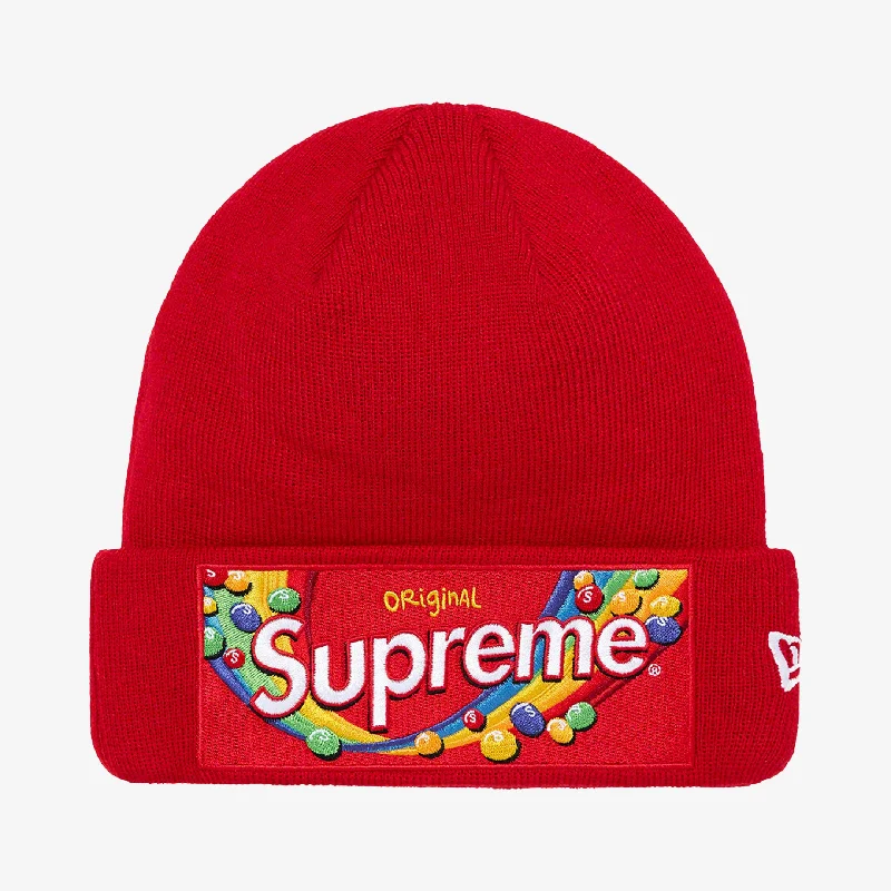 Supreme x Skittles x New Era Beanie Red (FW21)