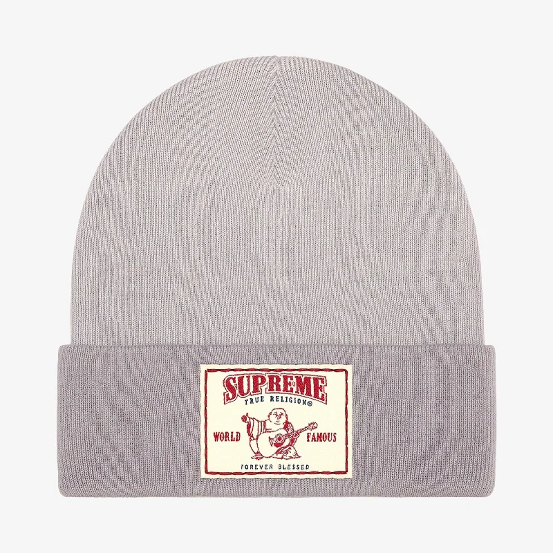 Supreme x True Religion Beanie Light Grey (FW21)