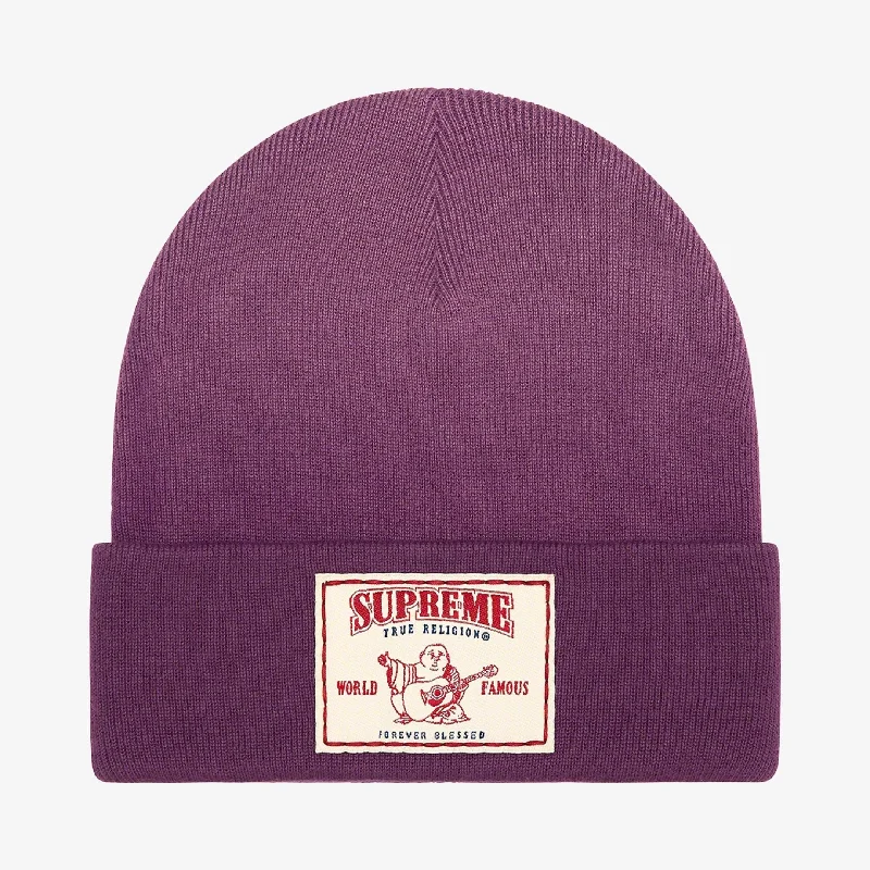 Supreme x True Religion Beanie Purple (FW21)