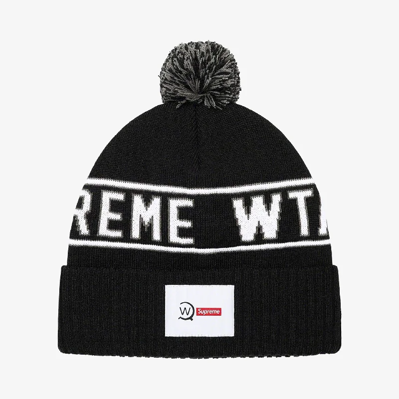 Supreme x WTAPS Beanie Black (FW21)