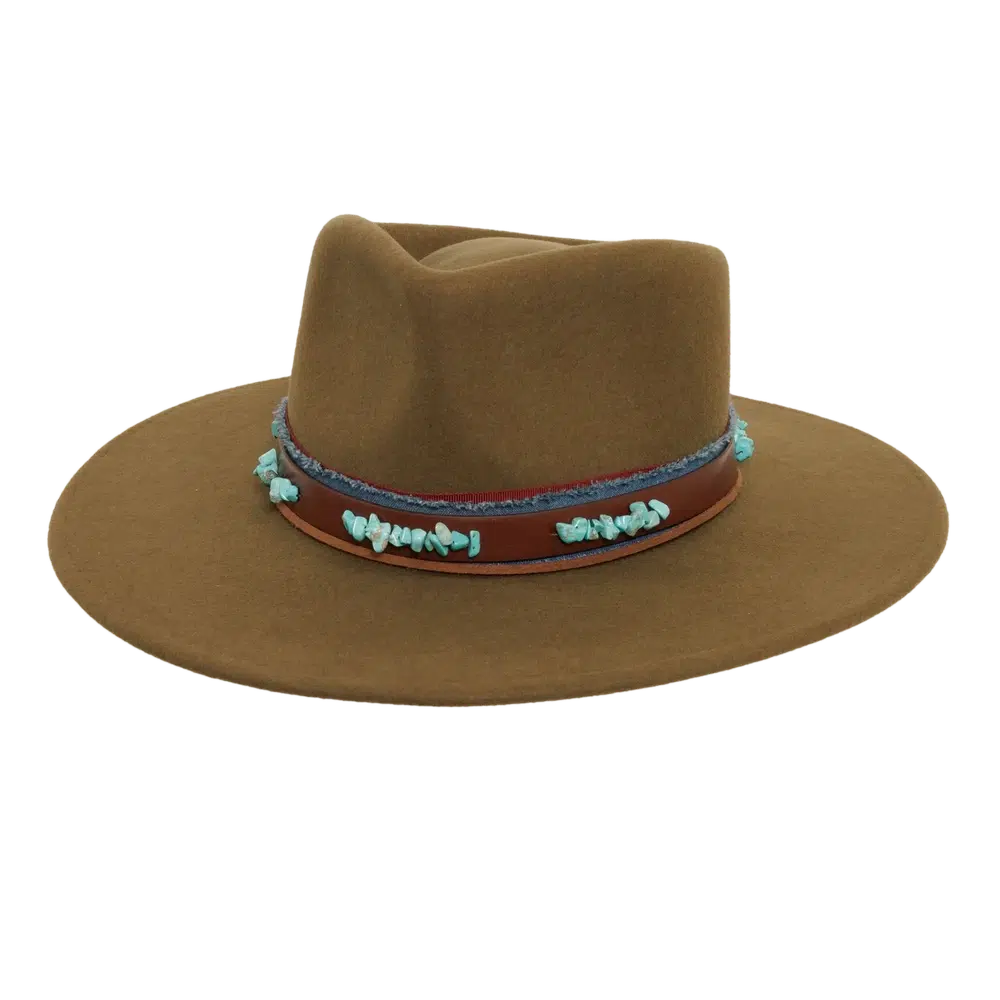 Trooper | Womens Wide Brim Felt Fedora Hat