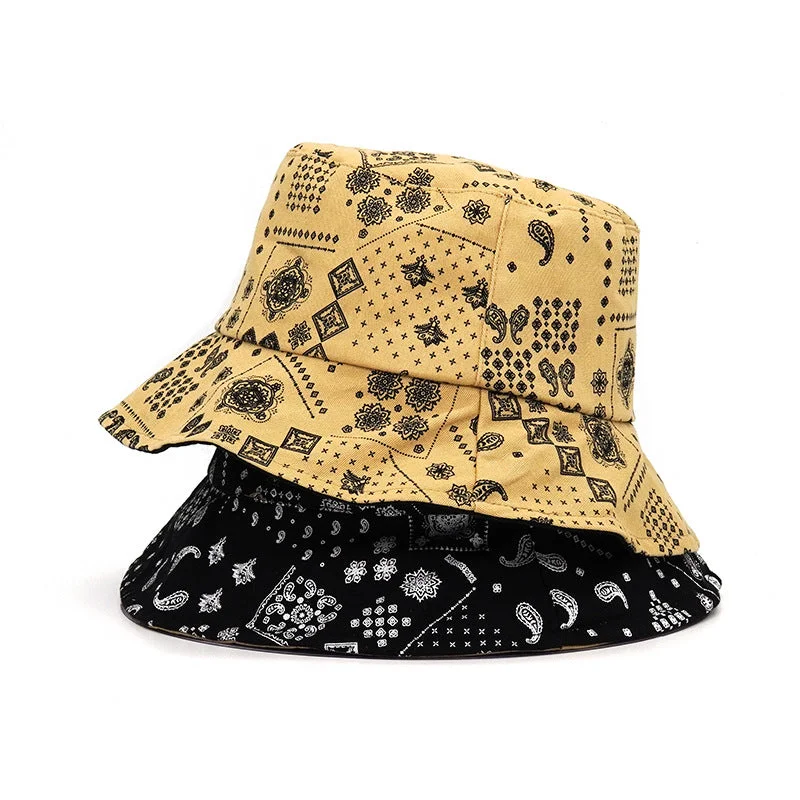 Vintage Cashew Flowers Bucket Hat