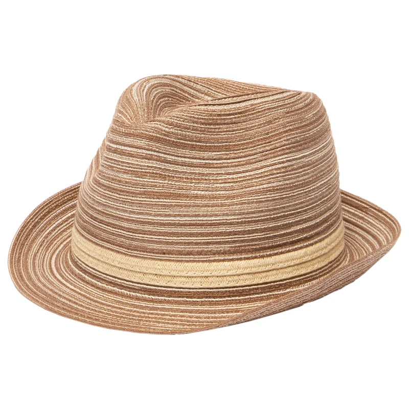 Womens Mixed Braid Fedora (MFX2006)