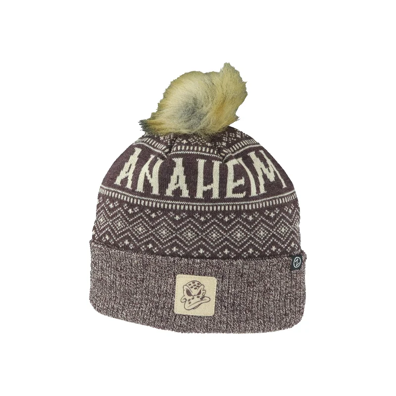 WW Patch Jacquard Pom Beanie