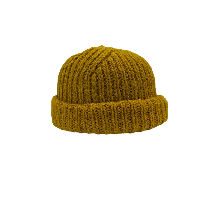 Yellow Alpaca Beanie