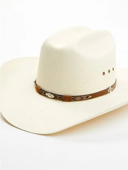 Stetson Rodeo Natural Cattleman Straw Hat