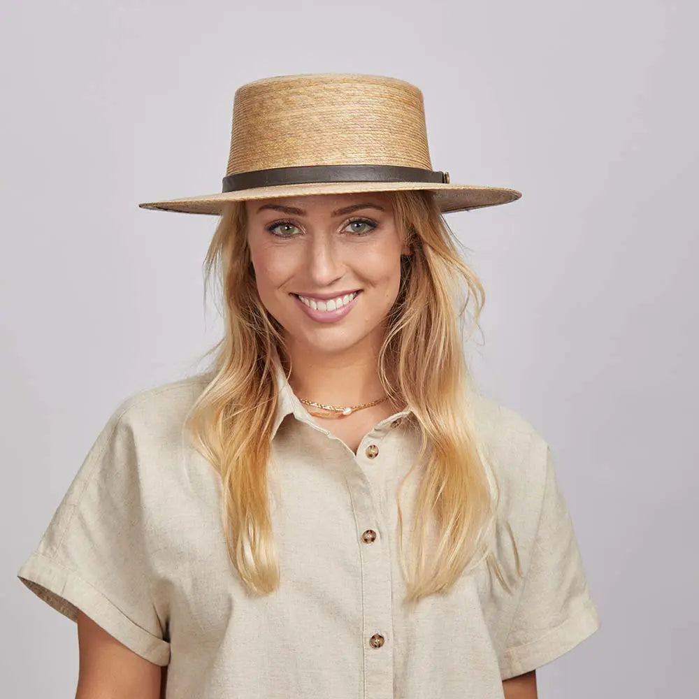 Cozumel | Womens Wide Brim Straw Sun Hat