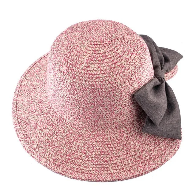 Wide Brim Bow-knot Sun Hat