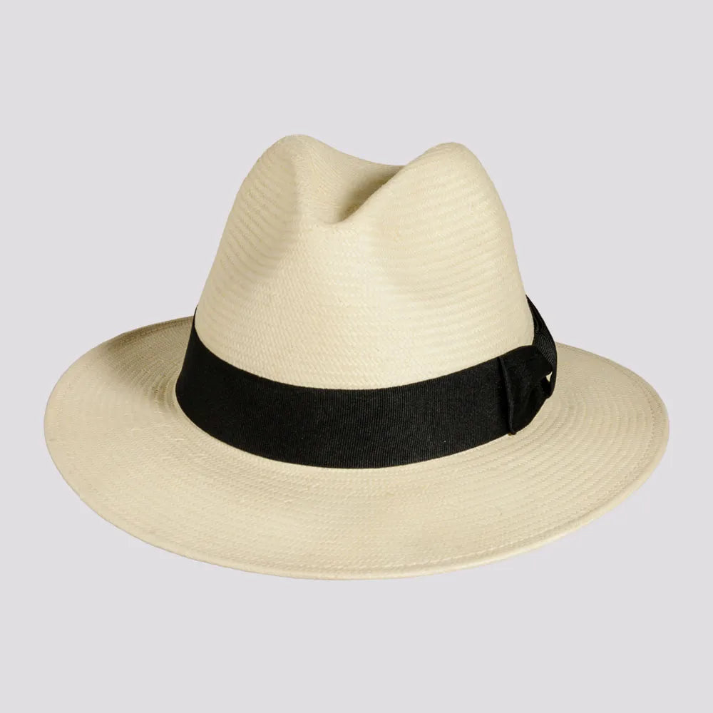 Havana | Womens Toyo Straw Fedora Hat with Downturned Brim