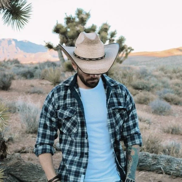 Resistol Jason Aldean Palm Leaf Cowboy Hat - Amarillo Sky